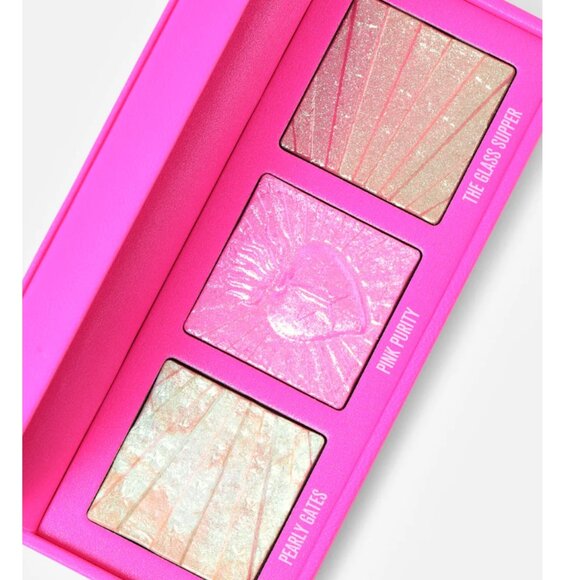 Jeffree Star Pink Religion Extreme Frost Sacred Glass Trio Palette NIB RARE - Picture 3 of 11